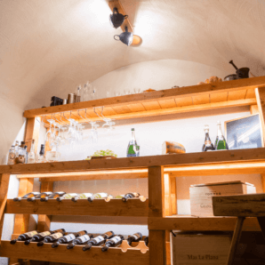 Wine cellar in Finland